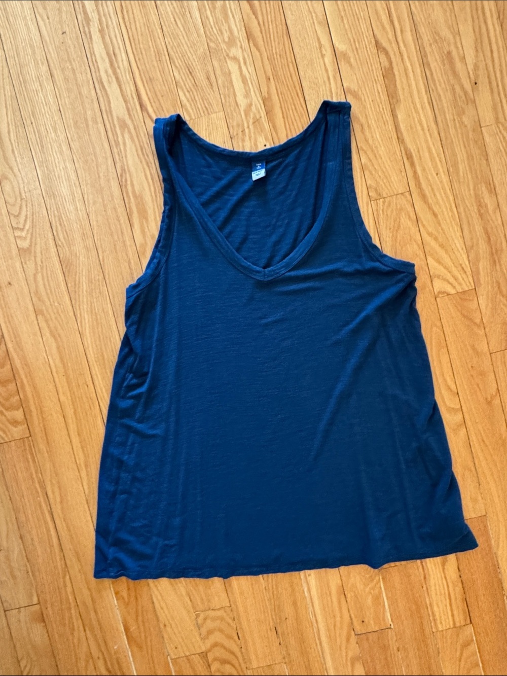 Women’s Navy V-Neck Tank Top